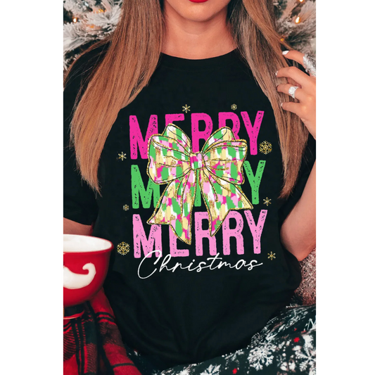 Merry, Merry, Merry, Christmas Tee