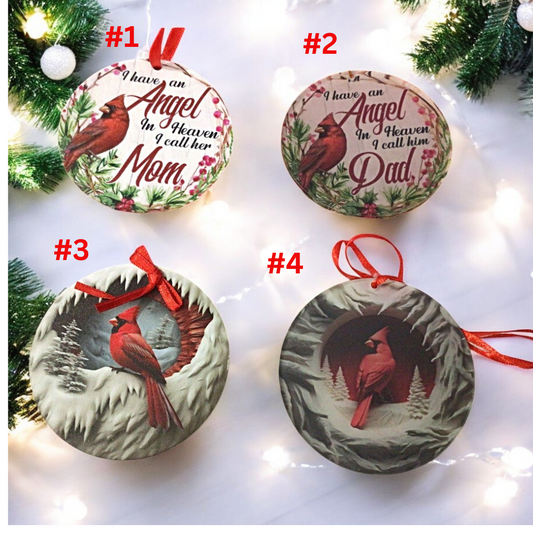 Cardinal Christmas Ornaments