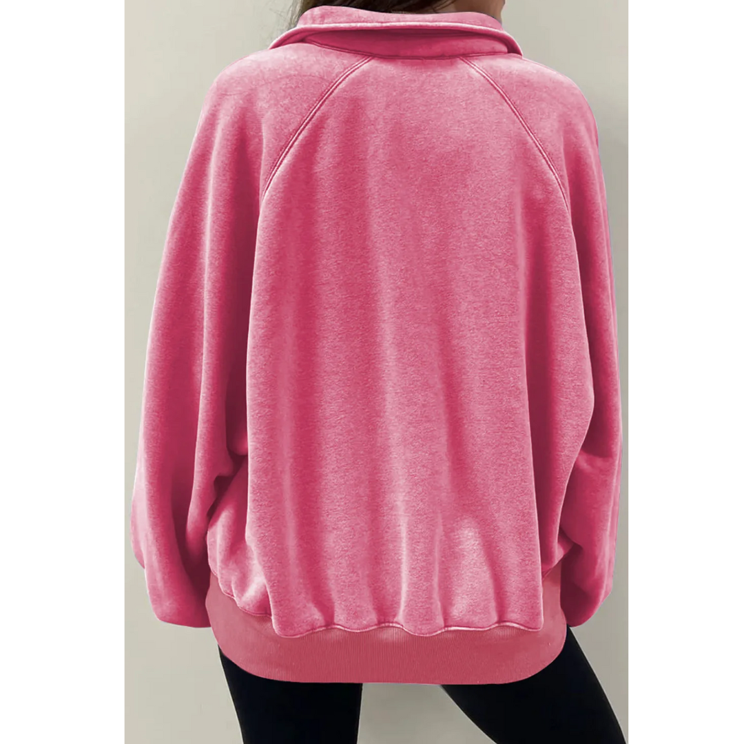 Works For You, Long Sleeve Collar Pullover