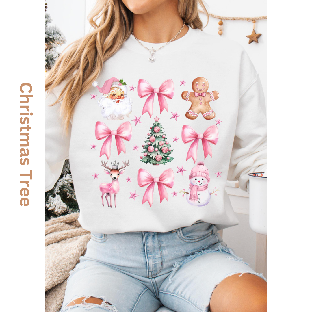 Sweet And Festive, Long Sleeve Christmas Sweatshirt