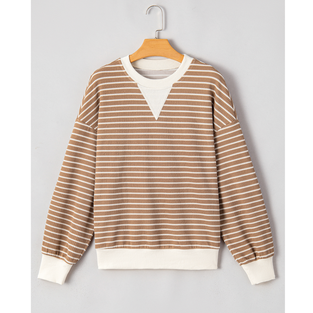 Listen To Me, Long Sleeve Stripe Pullover