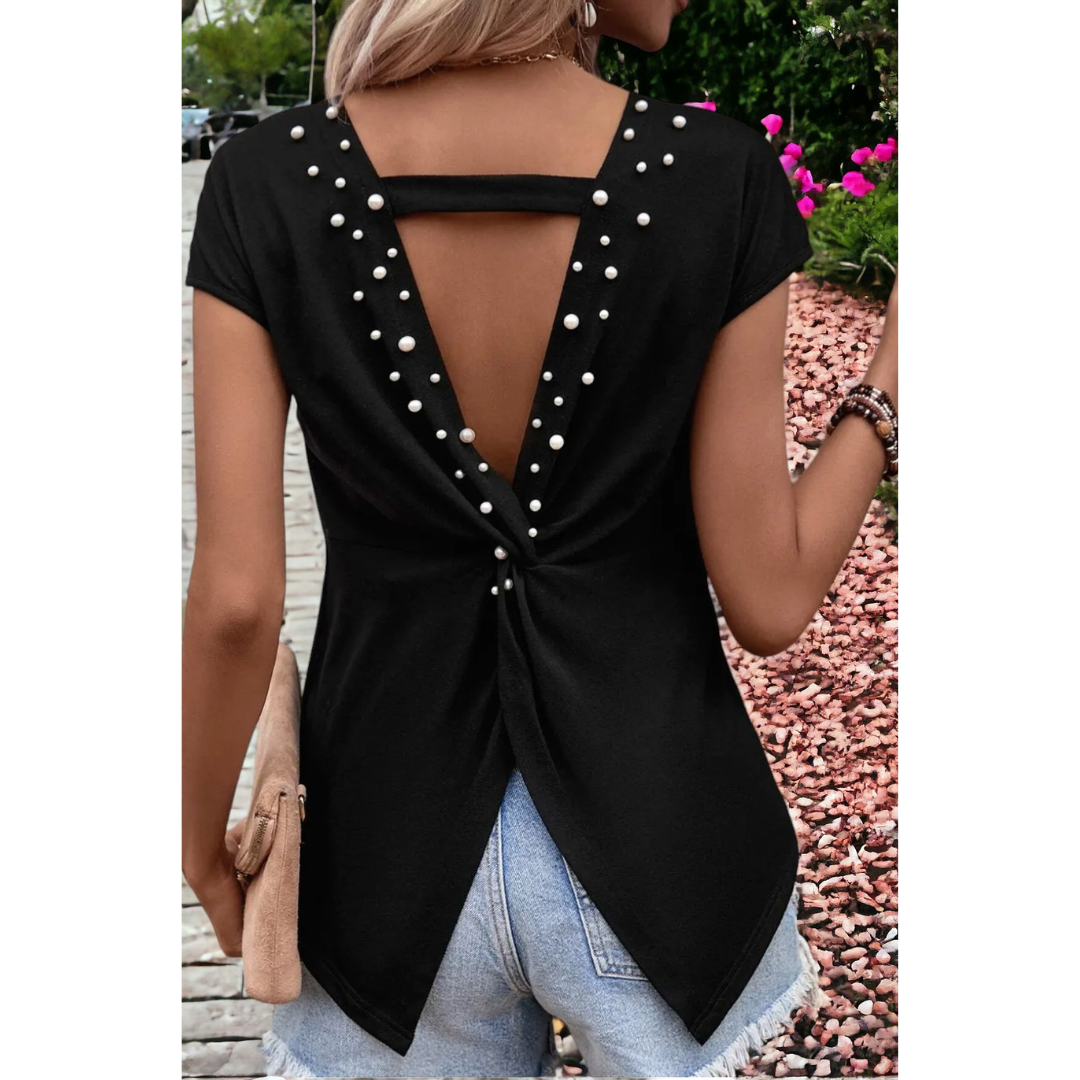 Feminine and Chic, Pearl Top