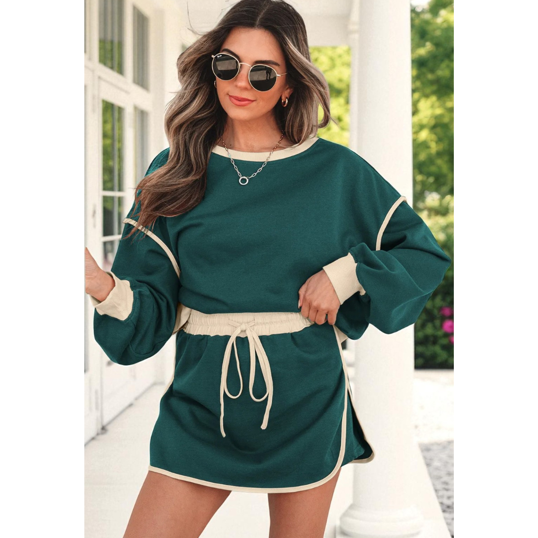The Perfect Choice, Long Sleeve Skort Set