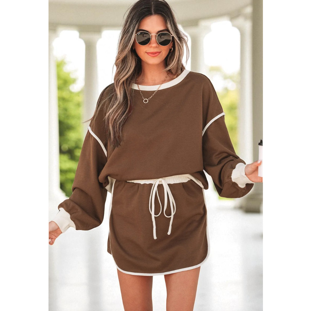 The Perfect Choice, Long Sleeve Skort Set