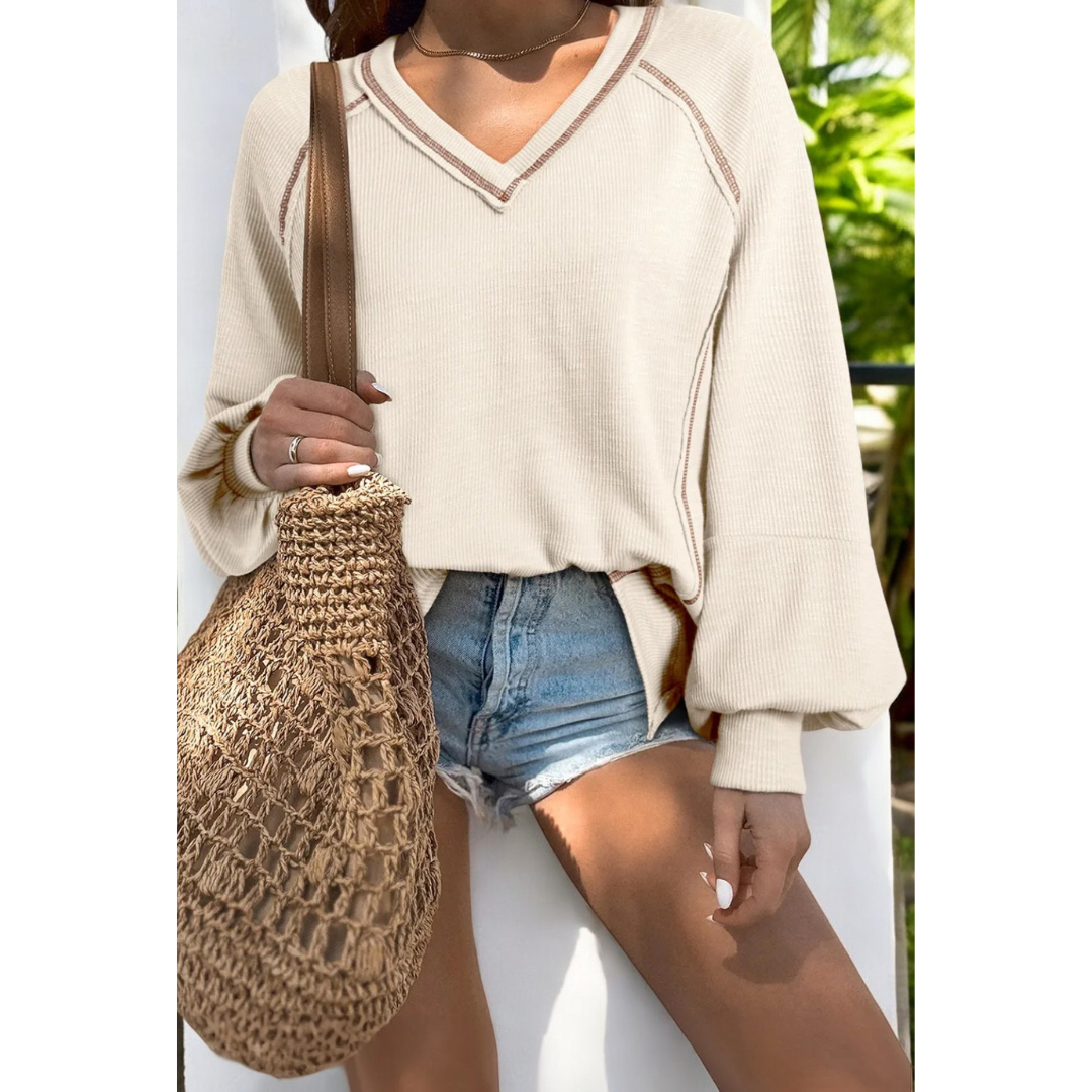 Can't Change Perfection, V Neck Tunic