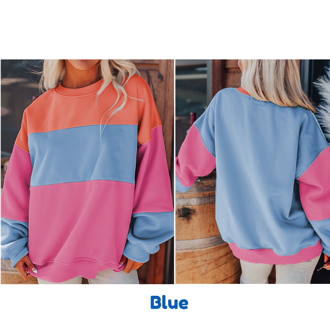 Let The Fun Begin, Colorblock Pullover