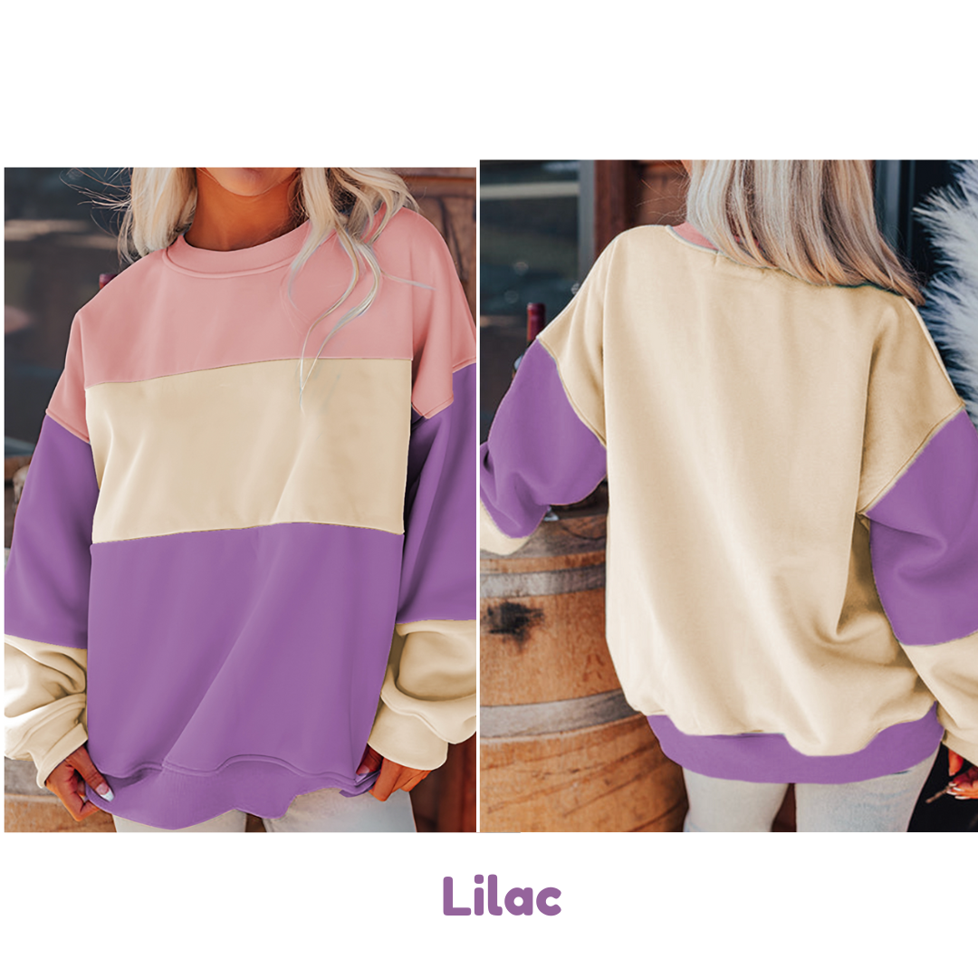 Let The Fun Begin, Colorblock Pullover