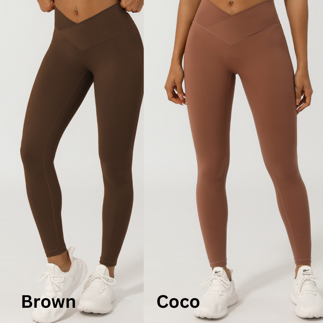 Embrace The Journey, Tummy Control Cross Over Leggings