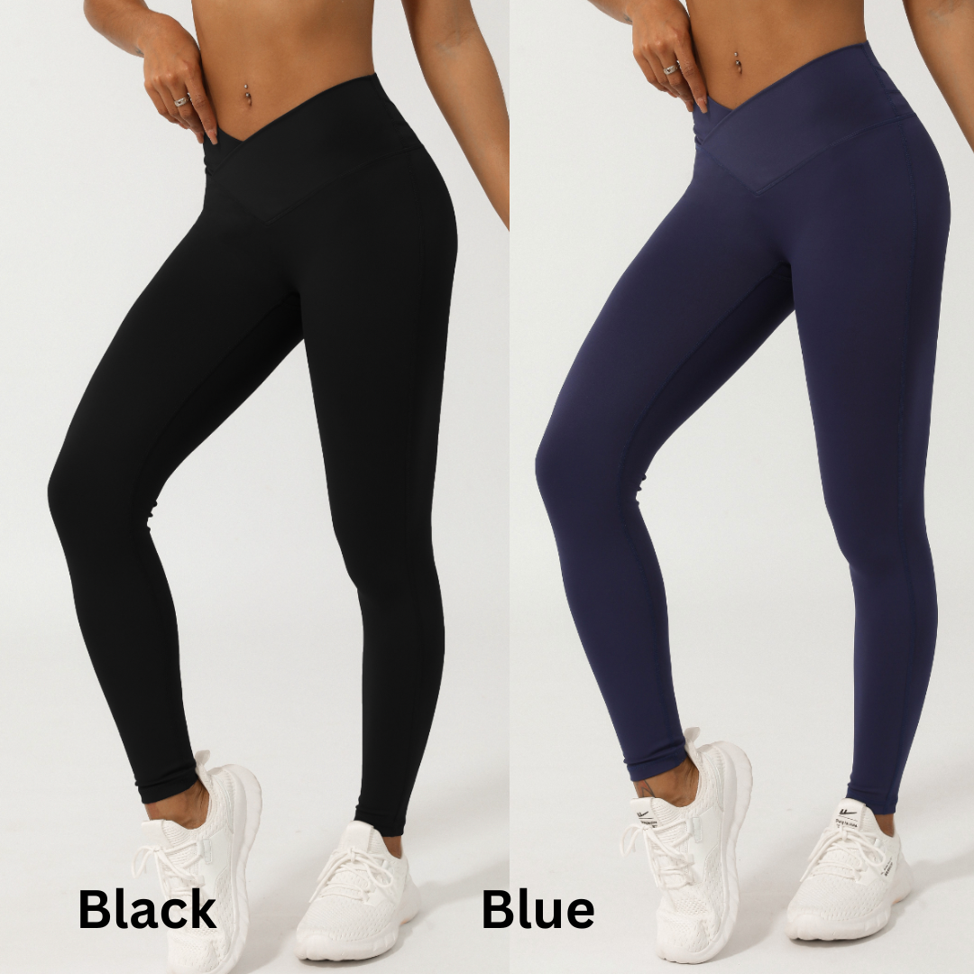 Embrace The Journey, Tummy Control Cross Over Leggings