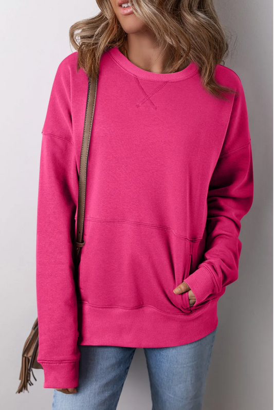 Playing Favorites, Long Sleeve Patchwork Pullover