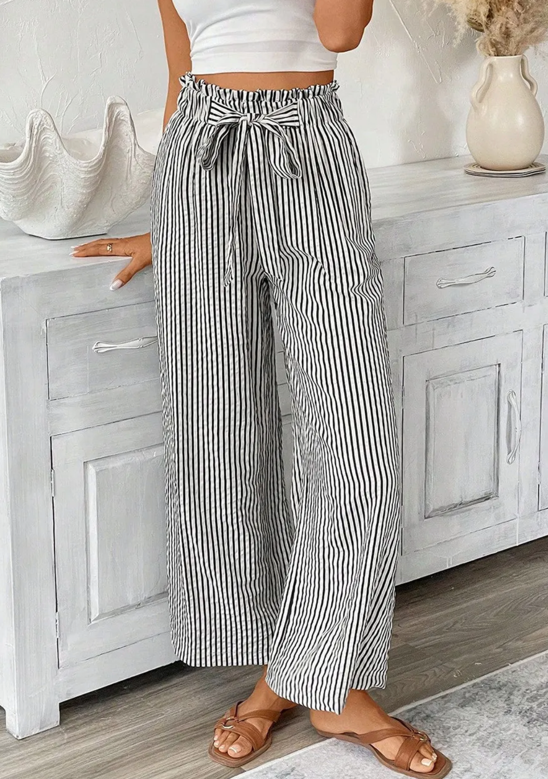 Seaside Stroll Striped Pants
