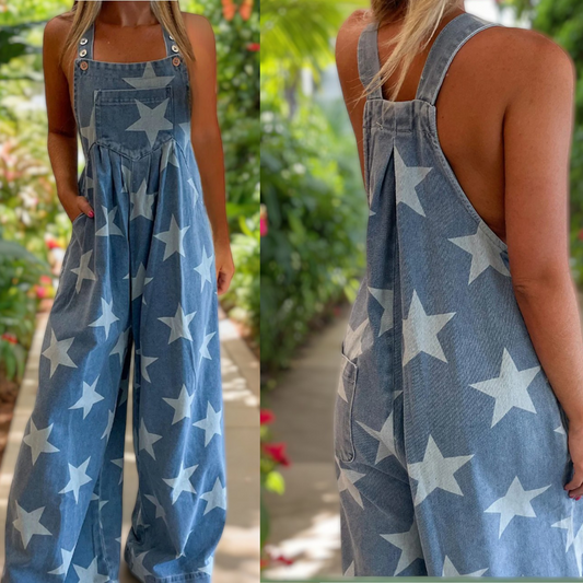 Count Your Lucky Stars, Summer Denim Overalls