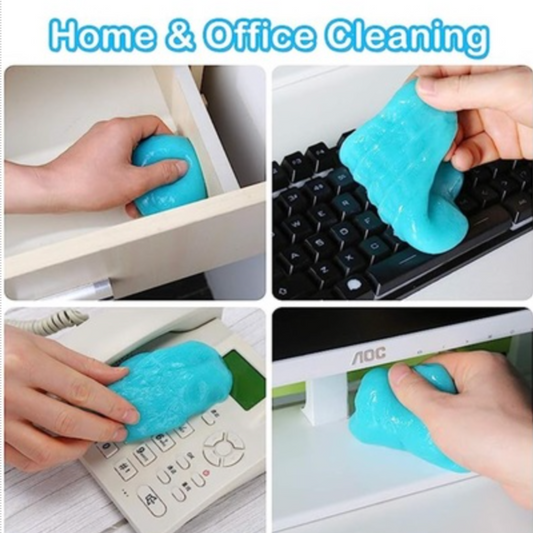 Reusable cleaning gel universal dust cleaner kit