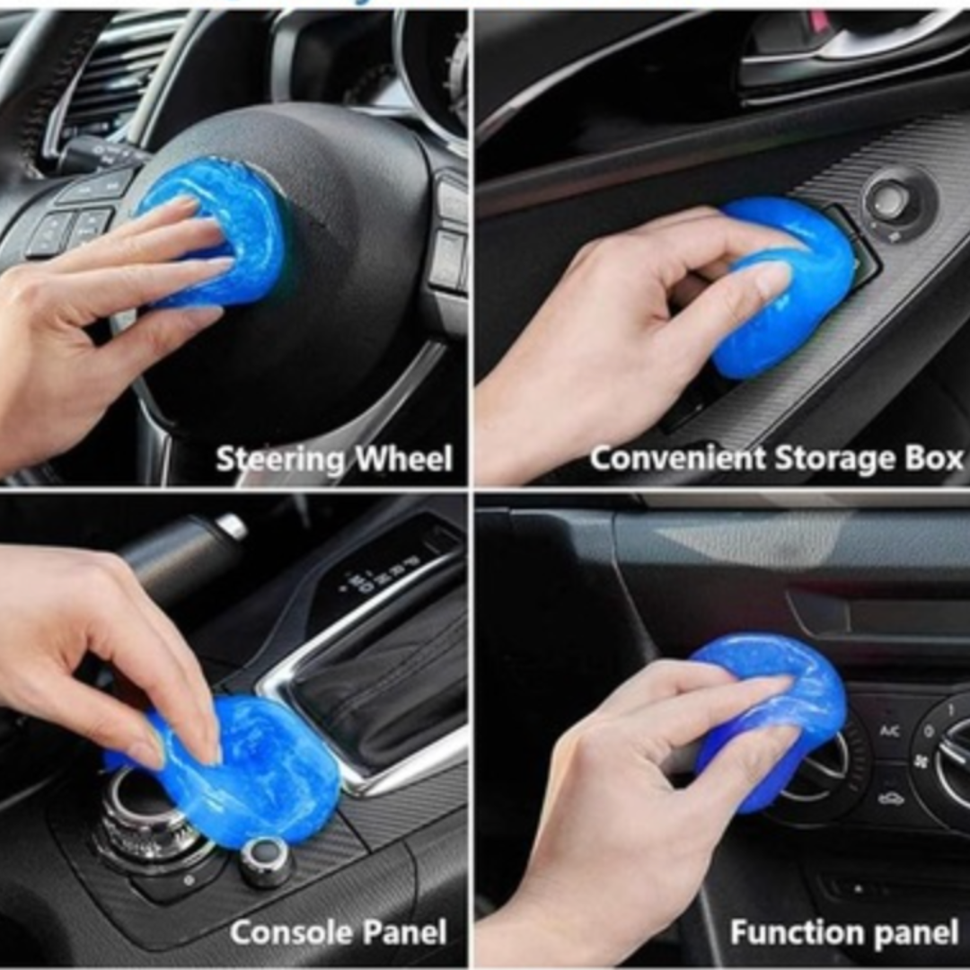 Reusable cleaning gel universal dust cleaner kit