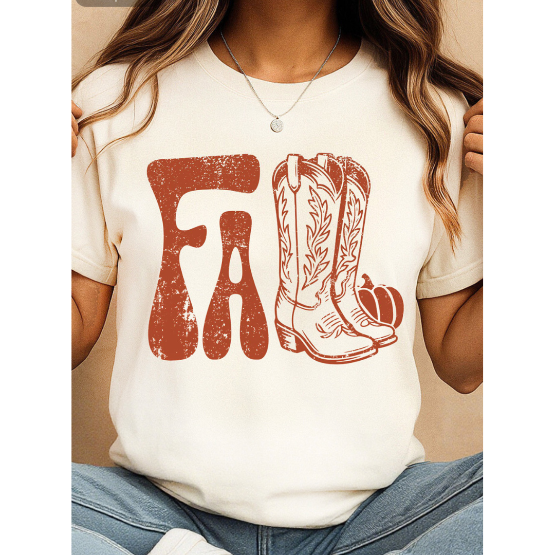 Boots, Pumpkins & Fall Vibes Tee