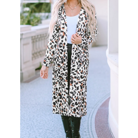 Wild Elegance Leopard Duster