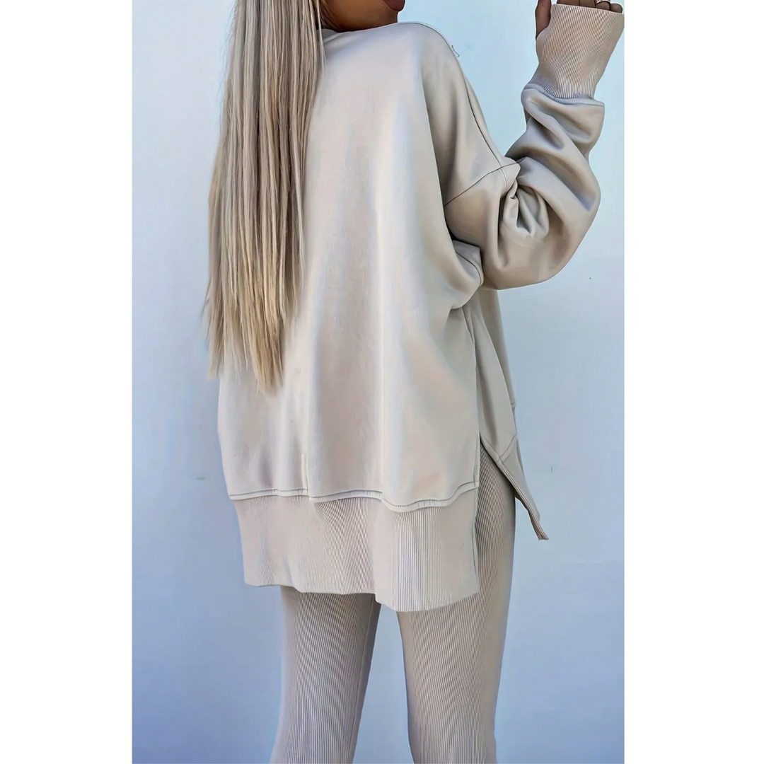 Cozy Luxe Ribbed Leggings Set