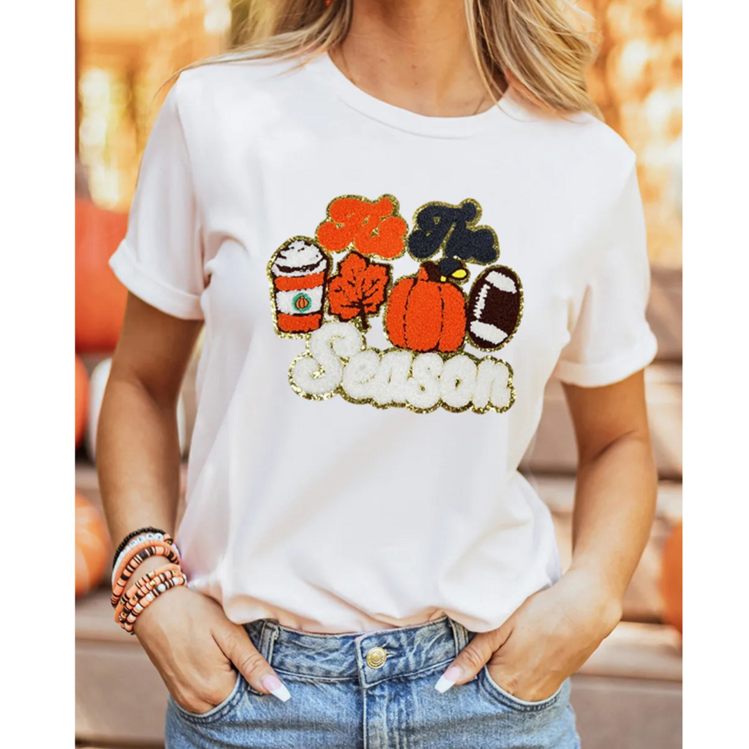 Fall Vibes Sequin Tee