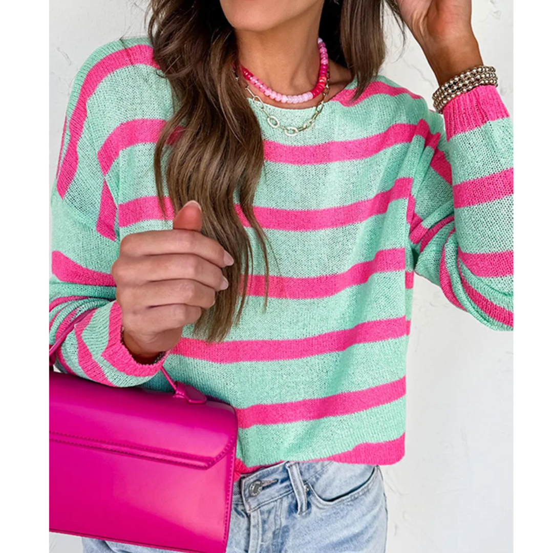 Candy Pop Striped Sweater
