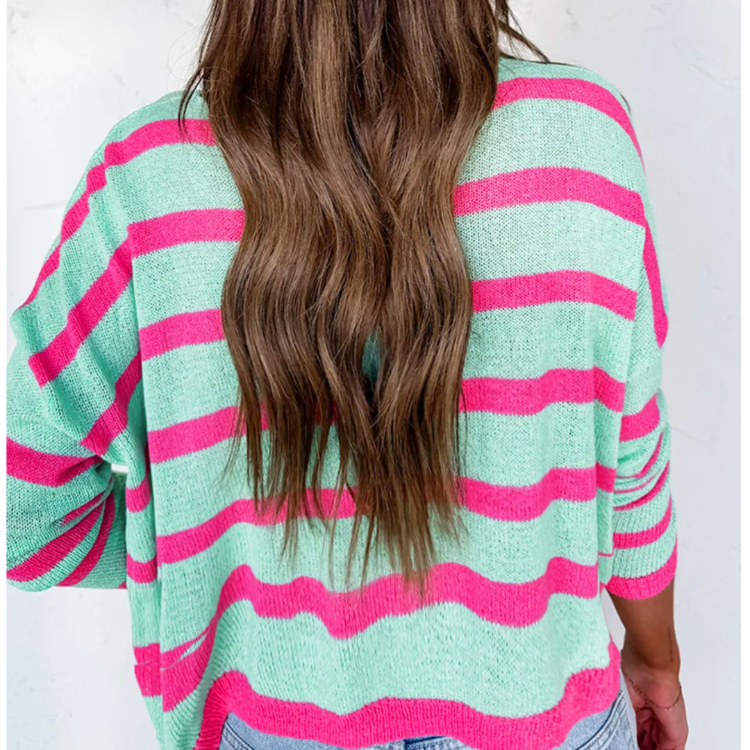 Candy Pop Striped Sweater