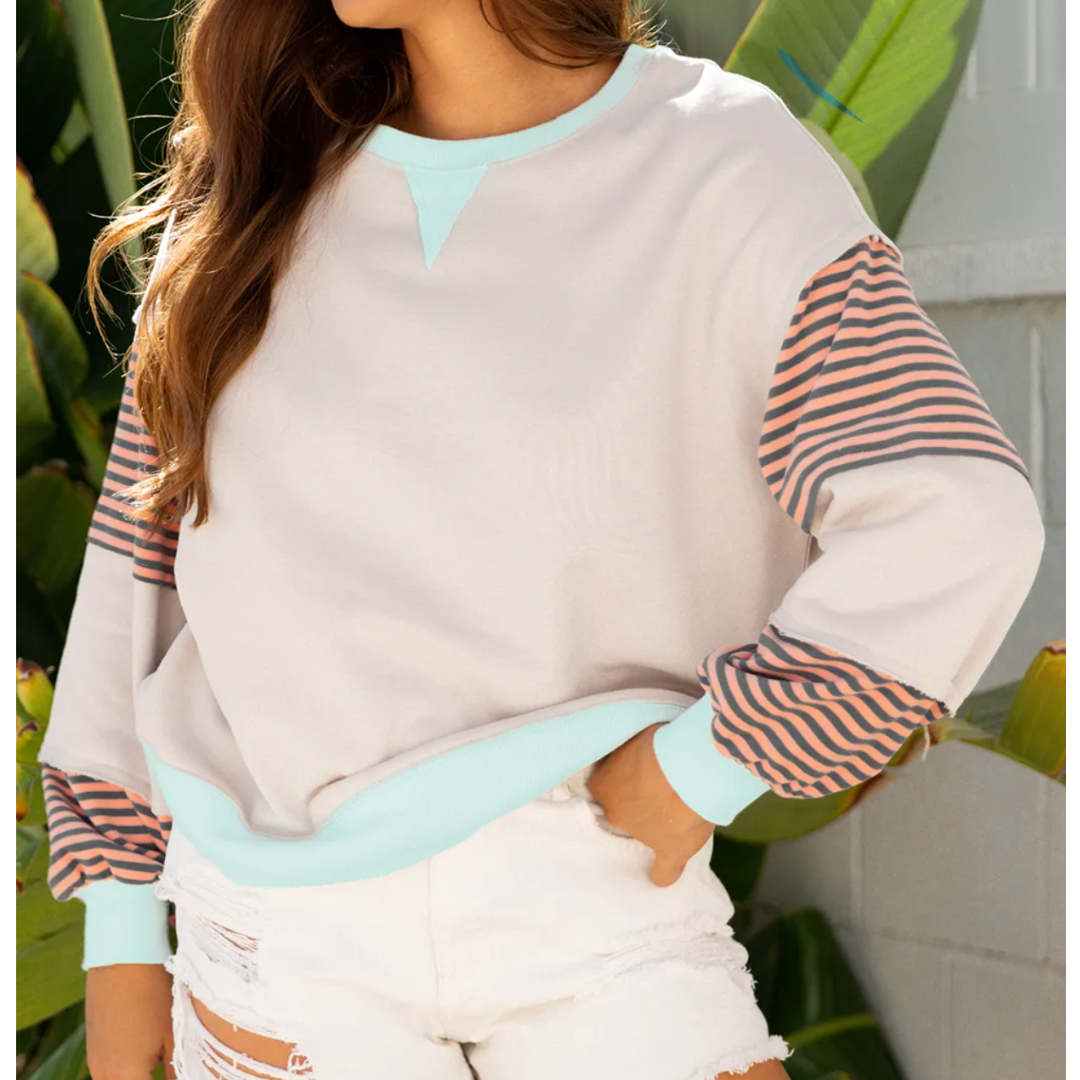 Coastal Stripe Pullover
