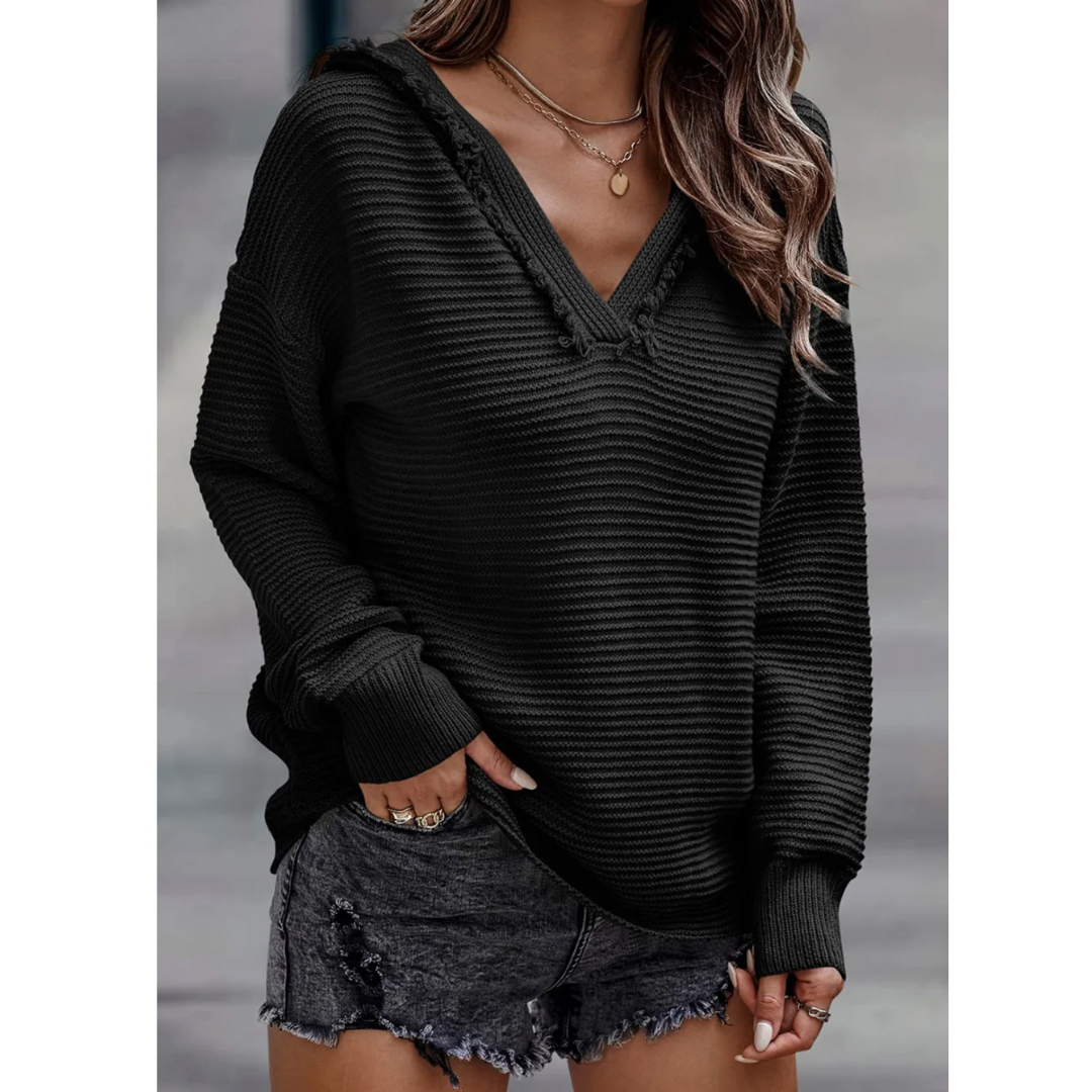 Chic Horizon Hoodie Knit