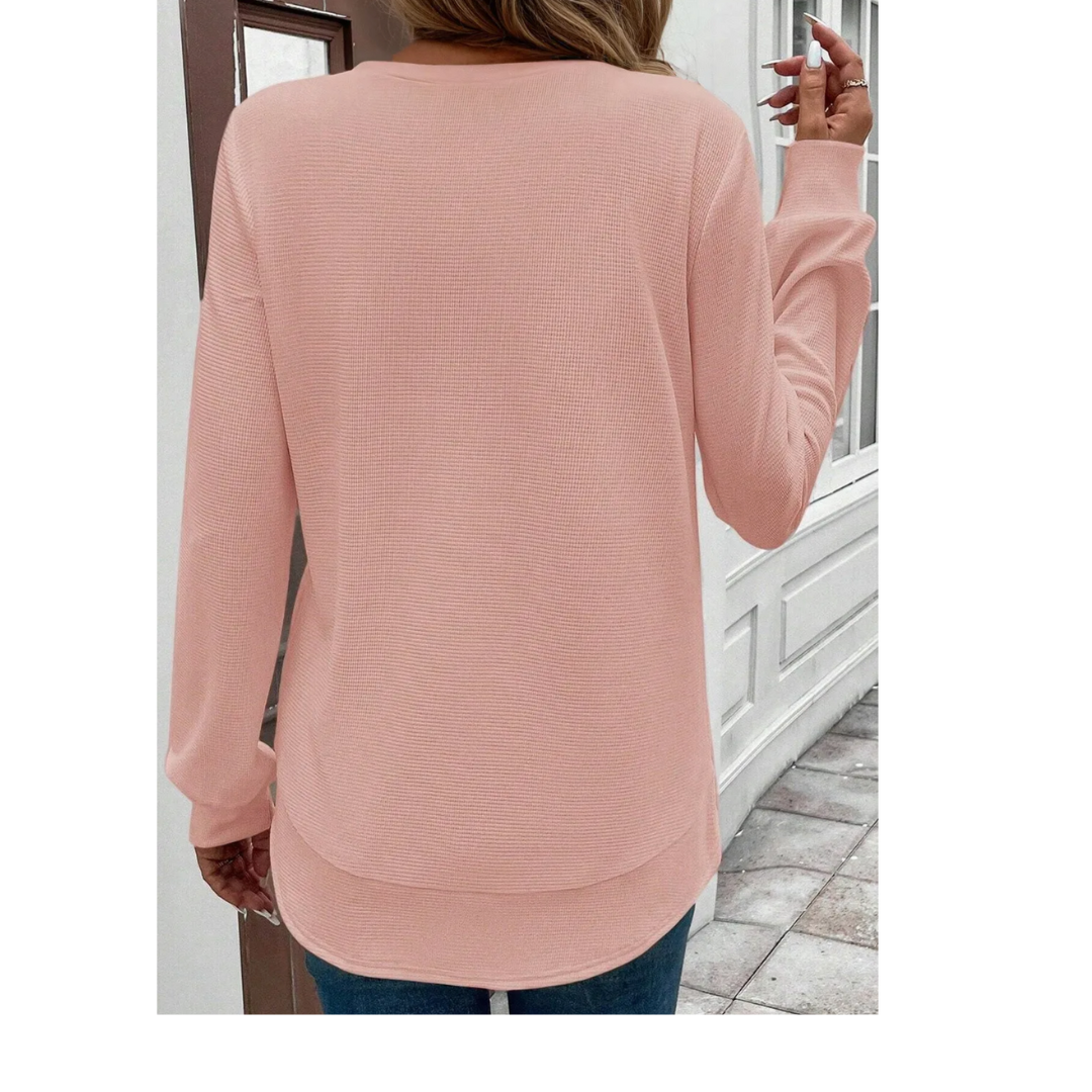 Blush Breeze Tunic Top