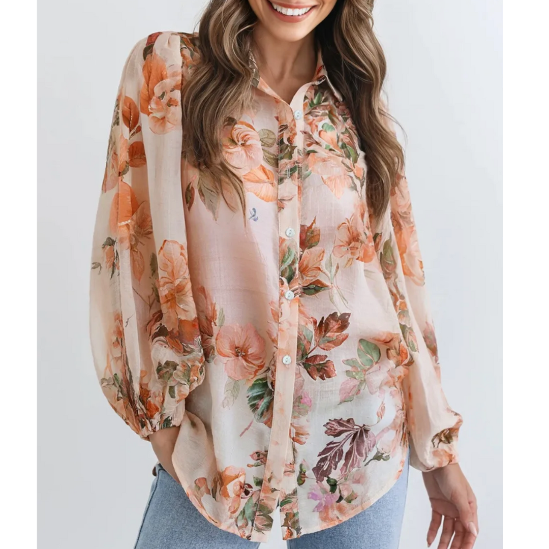 Peach Blossom Breeze Blouse