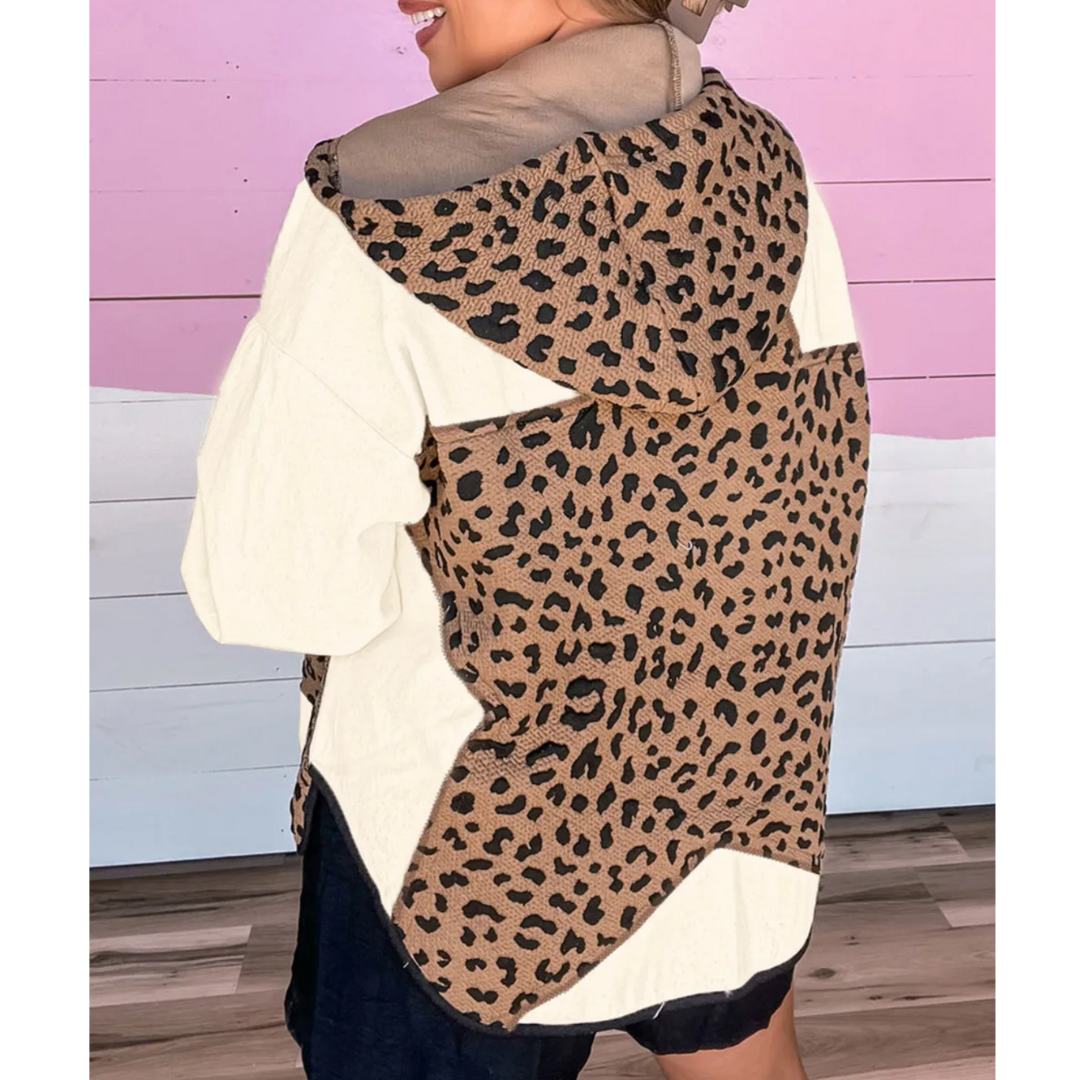 Wild Contrast Hoodie