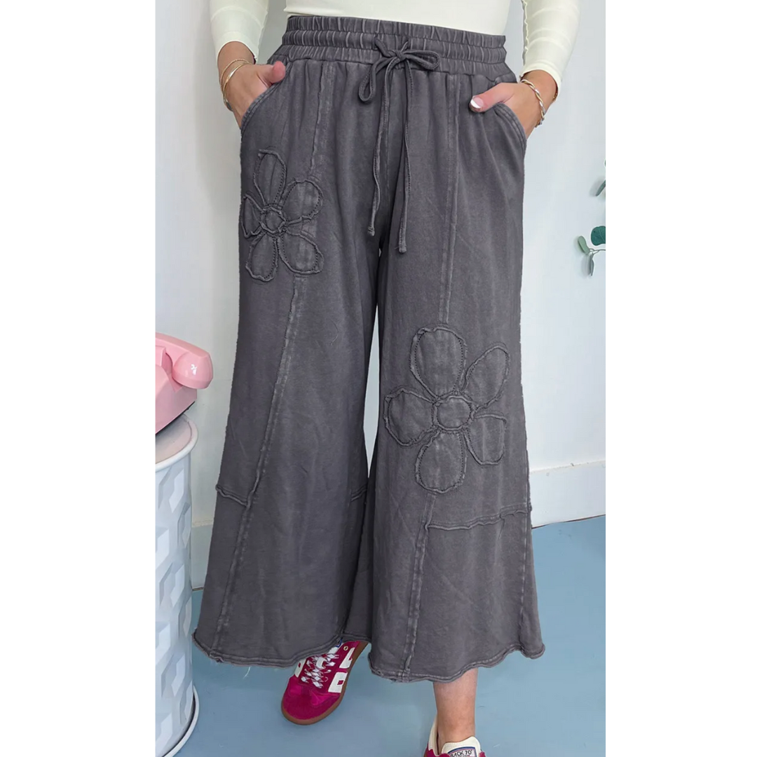 Bloom Ease Wide-Leg Pants