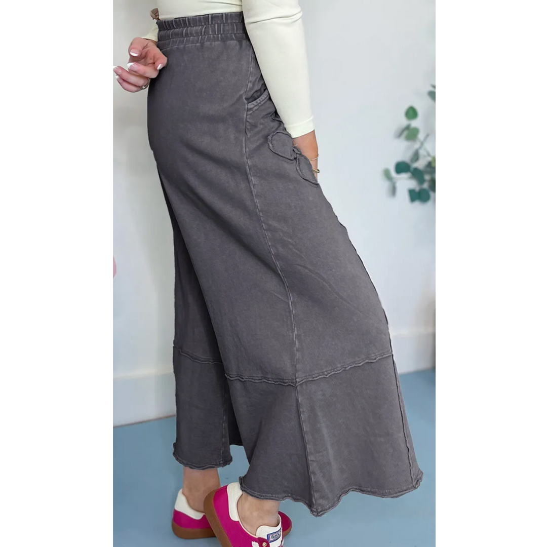 Bloom Ease Wide-Leg Pants