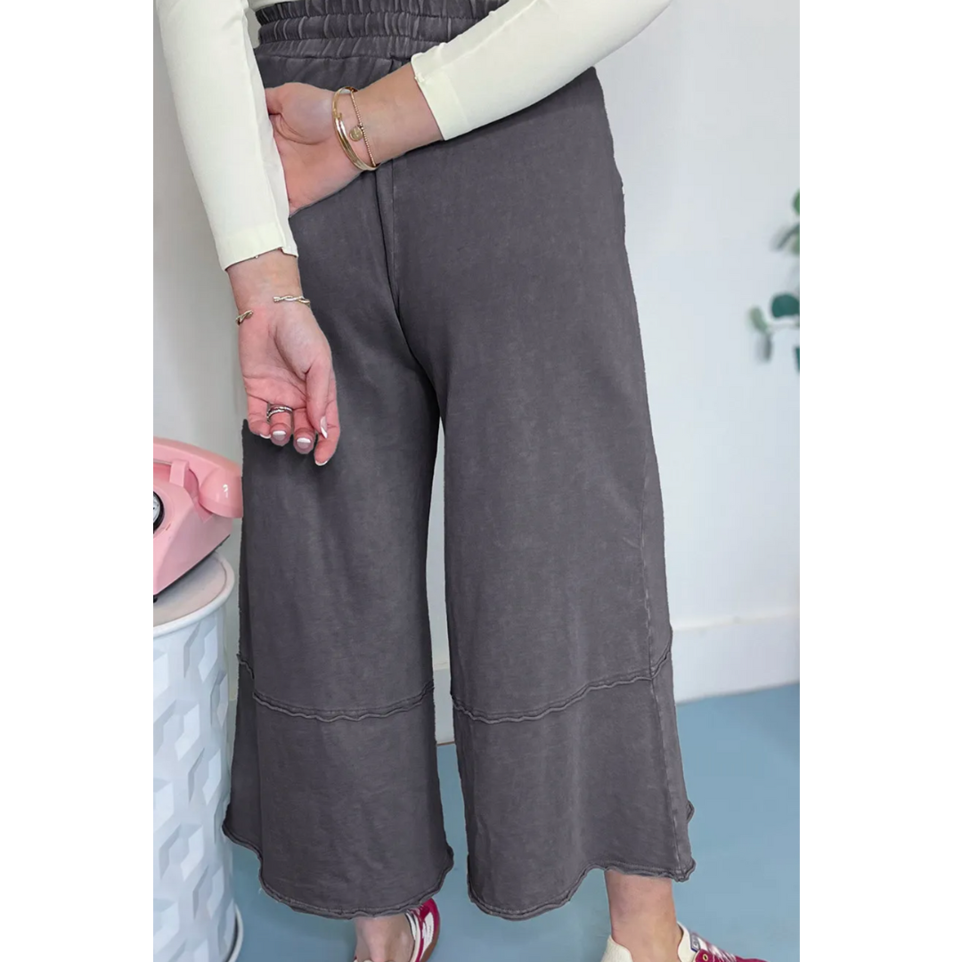 Bloom Ease Wide-Leg Pants