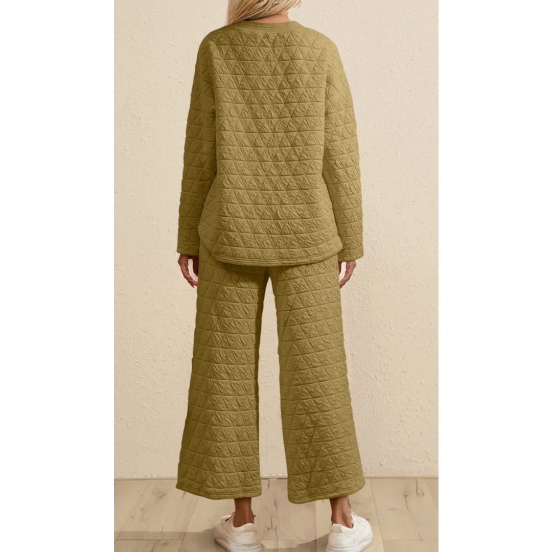 Olive Haven Quilted Set
