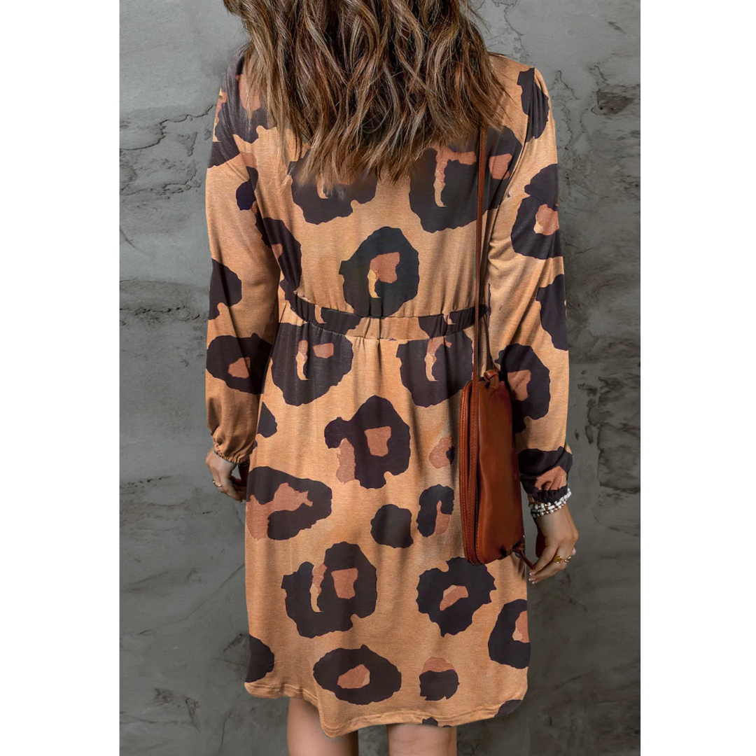 Wild Essence Button Dress