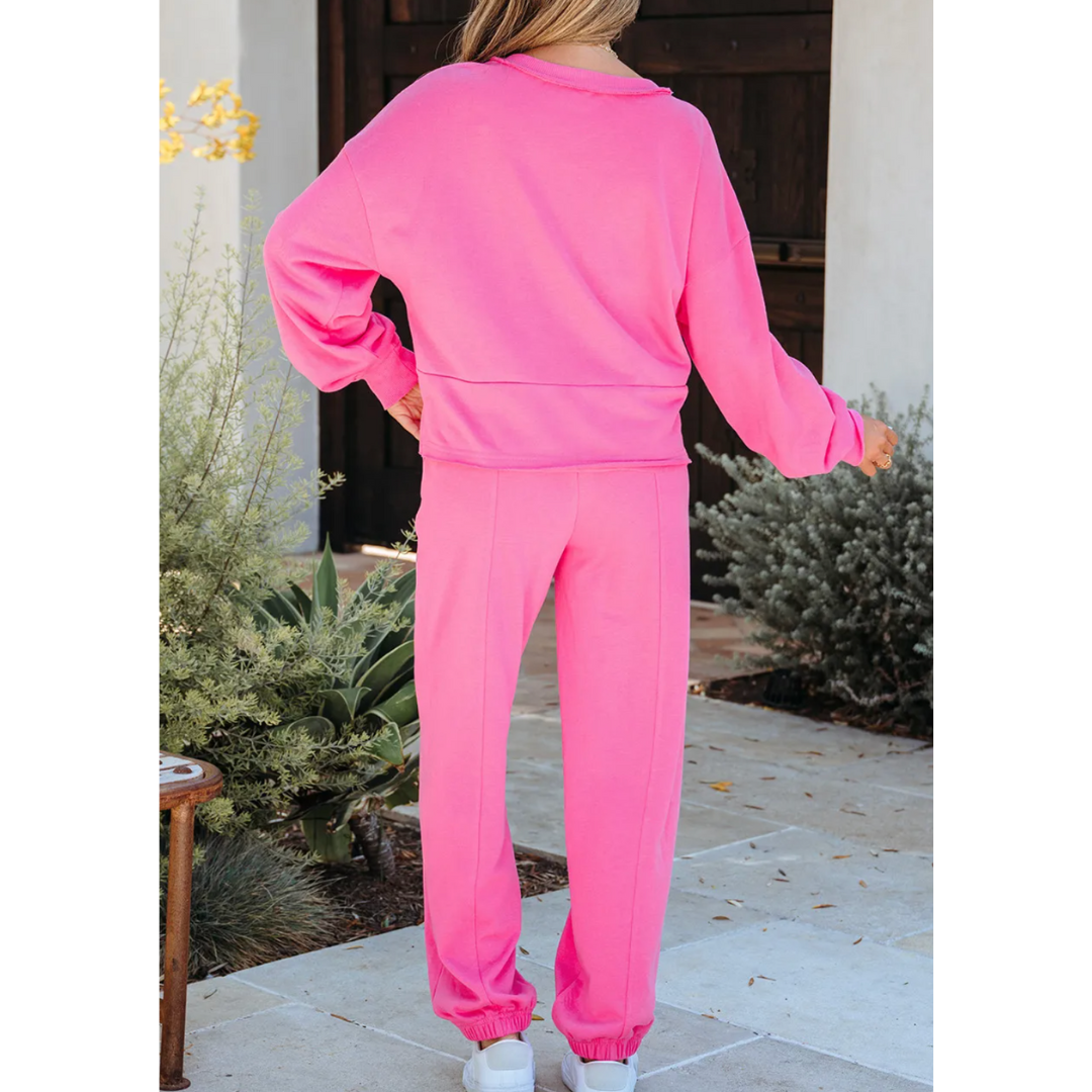 Bubblegum Bliss Jogger Set