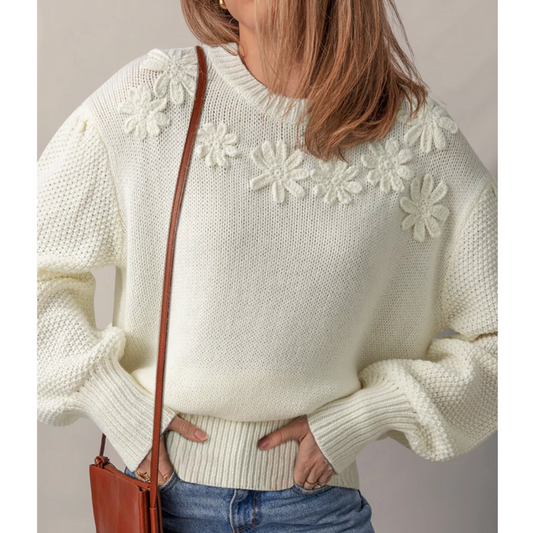 Winter Bloom Sweater