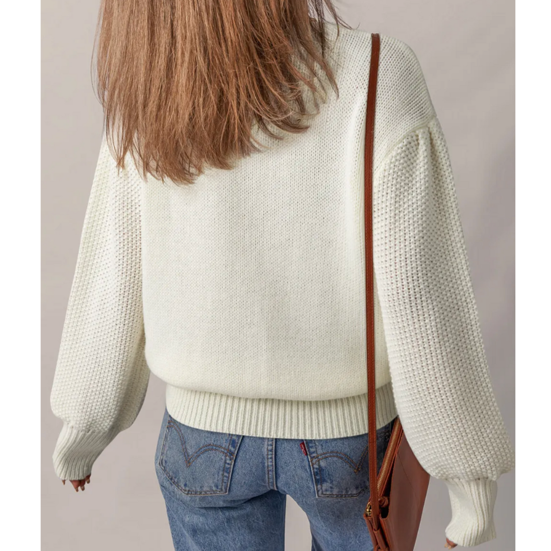 Winter Bloom Sweater