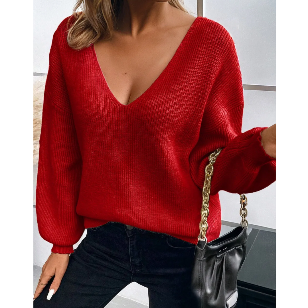 The Bow Back Charm Sweater