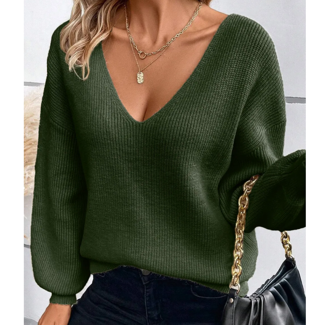 The Bow Back Charm Sweater