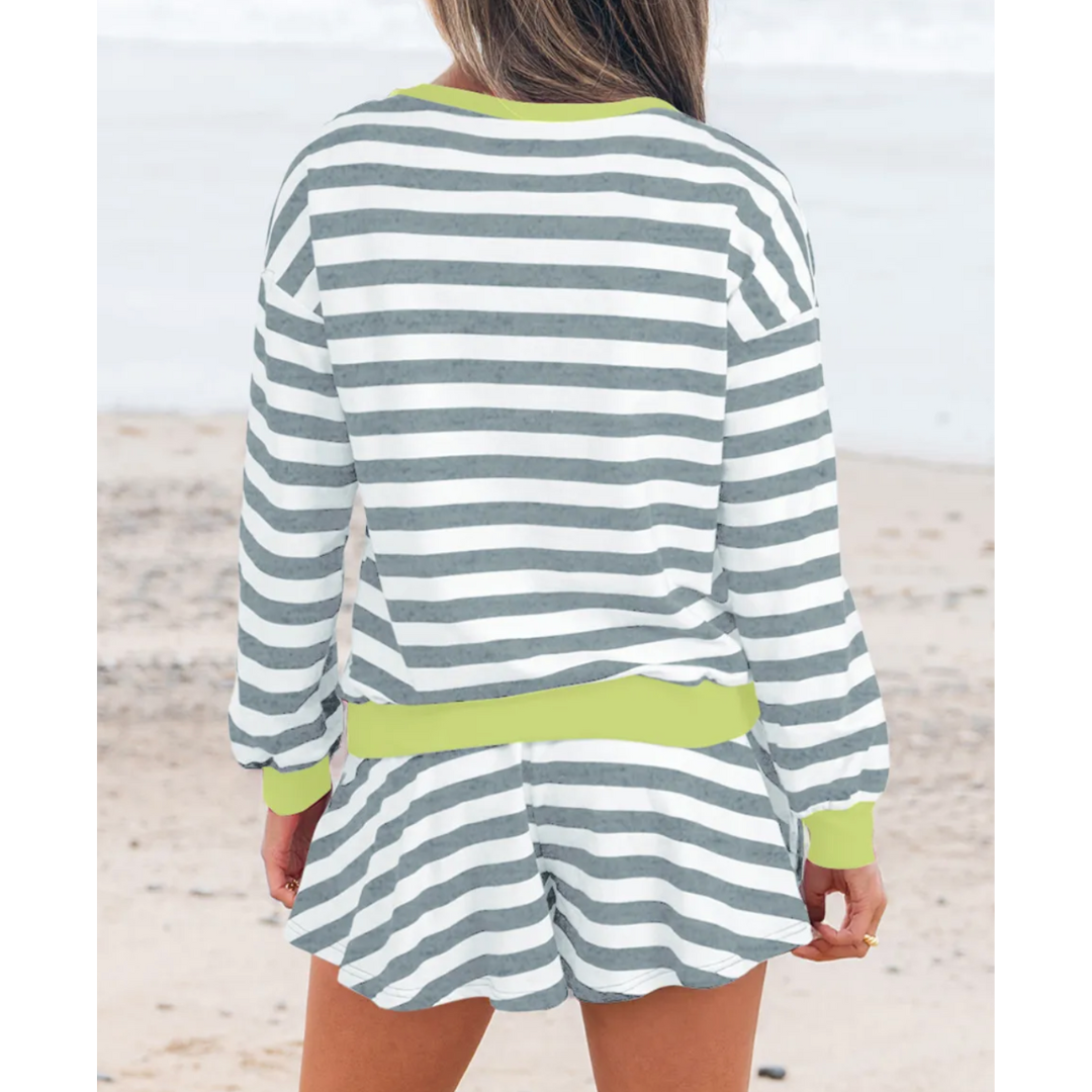 Bold Horizon Striped Set