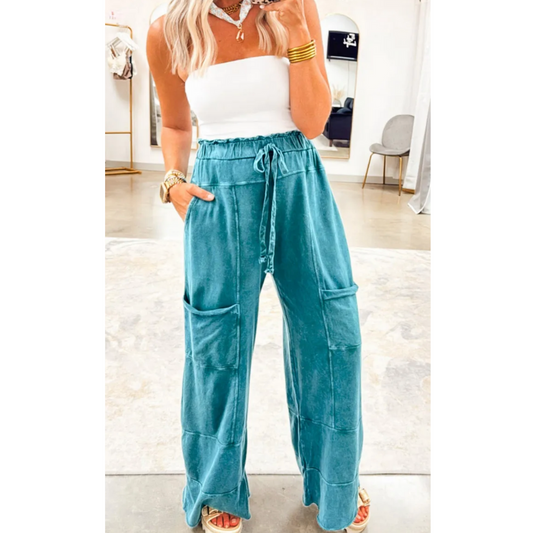 Coastal Breeze Wide-Leg Pants