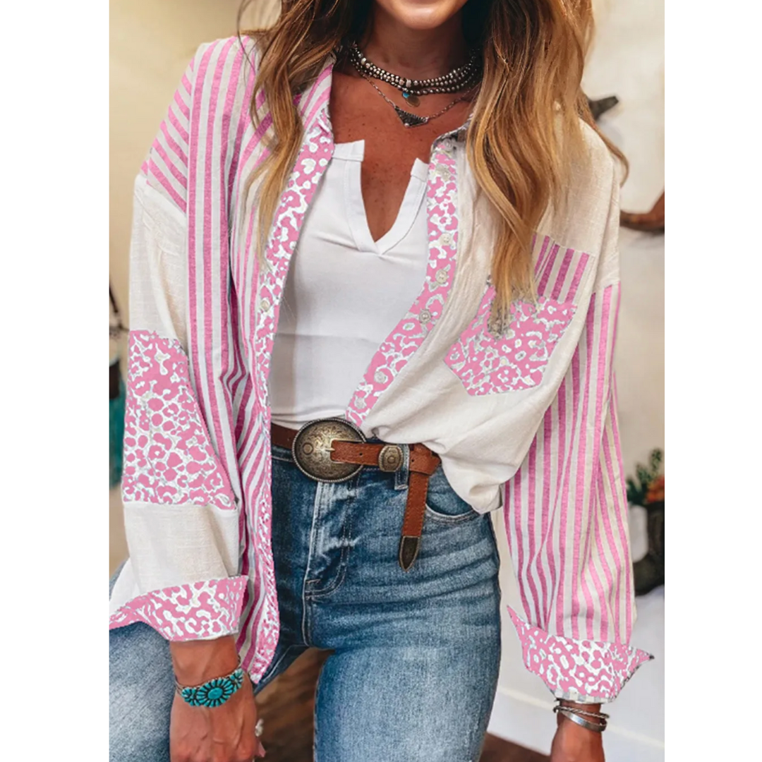Bubblegum Boulevard Button-Up