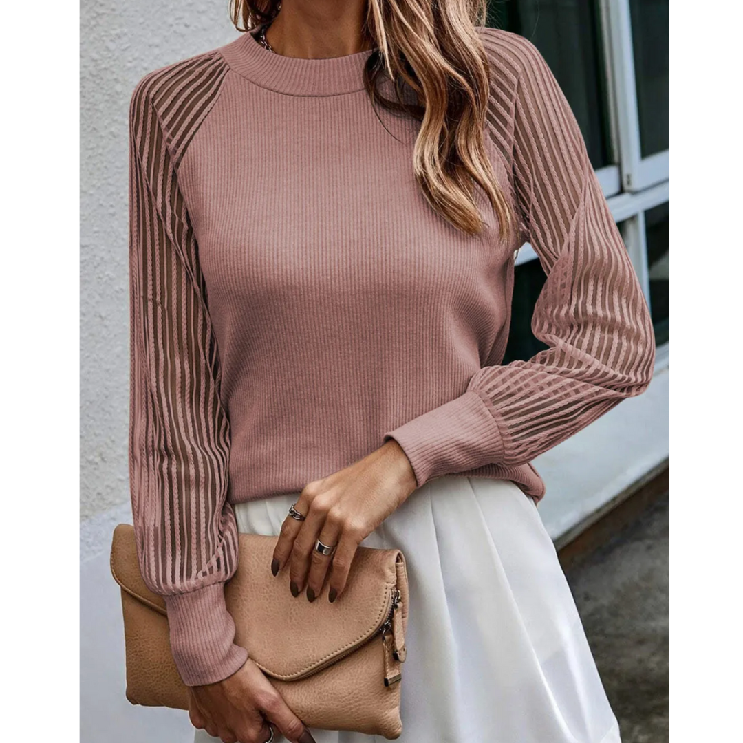 Sheer Serenity Knit Top
