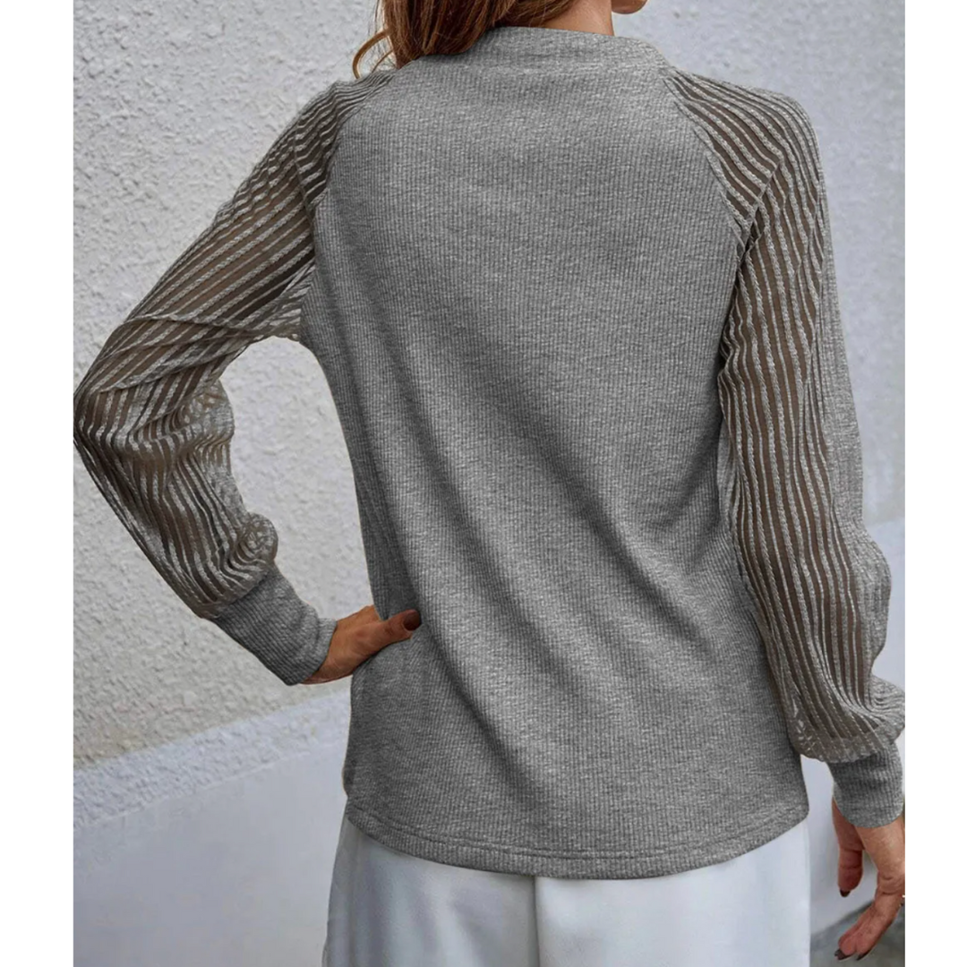 Sheer Serenity Knit Top