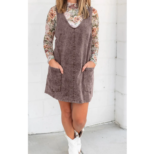 Rustic Charm Cord Jumper