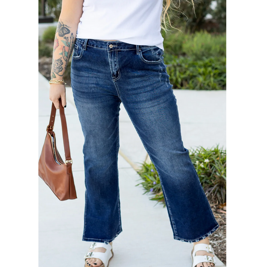 Side Street Slit Hem Jeans
