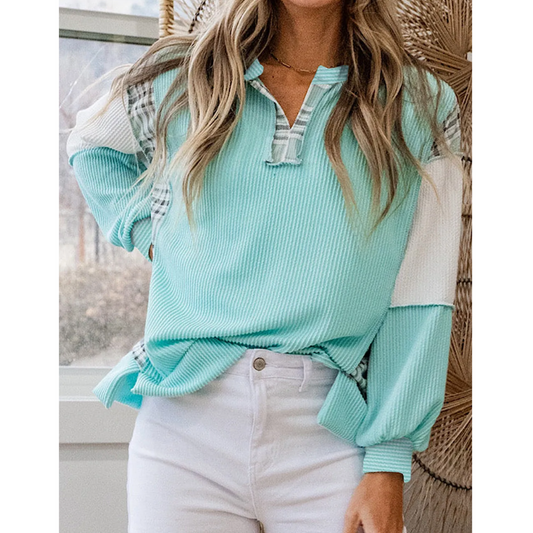 Mint Breeze Henley Top