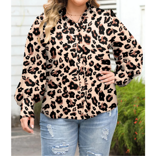 Wild Luxe Leopard Blouse
