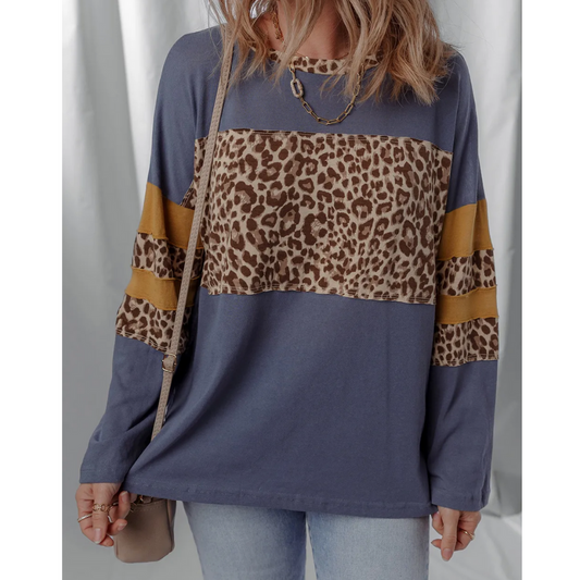 Wild Contrast Block Top