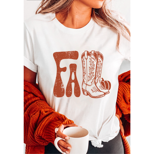 Boots, Pumpkins & Fall Vibes Tee